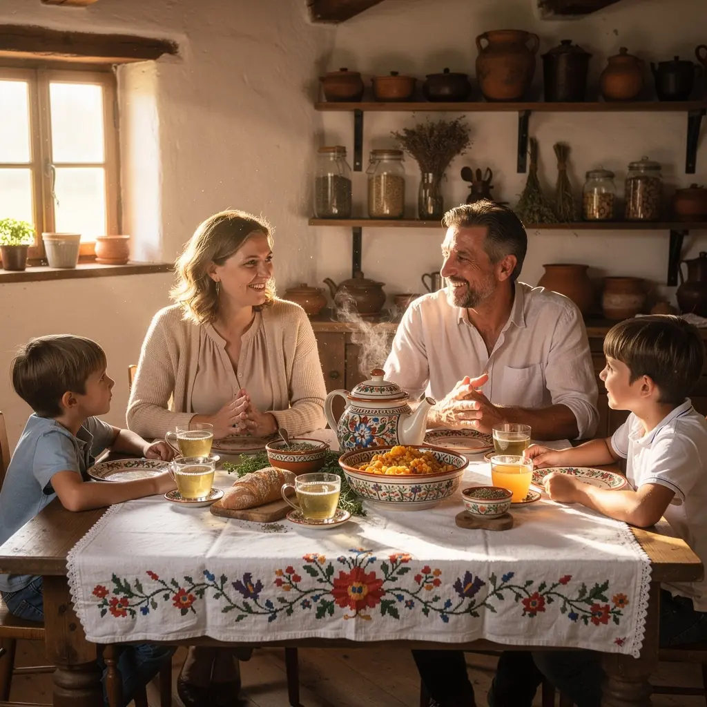 Friss zeller levelek és magvak egy csészében, aromás illattal.