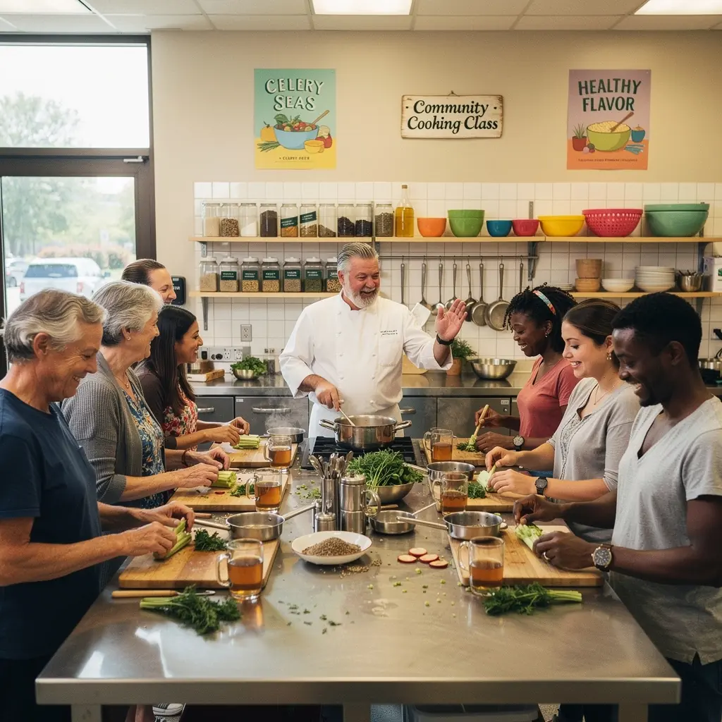 Zeller mag tea csészében, gőzölgő aromával.