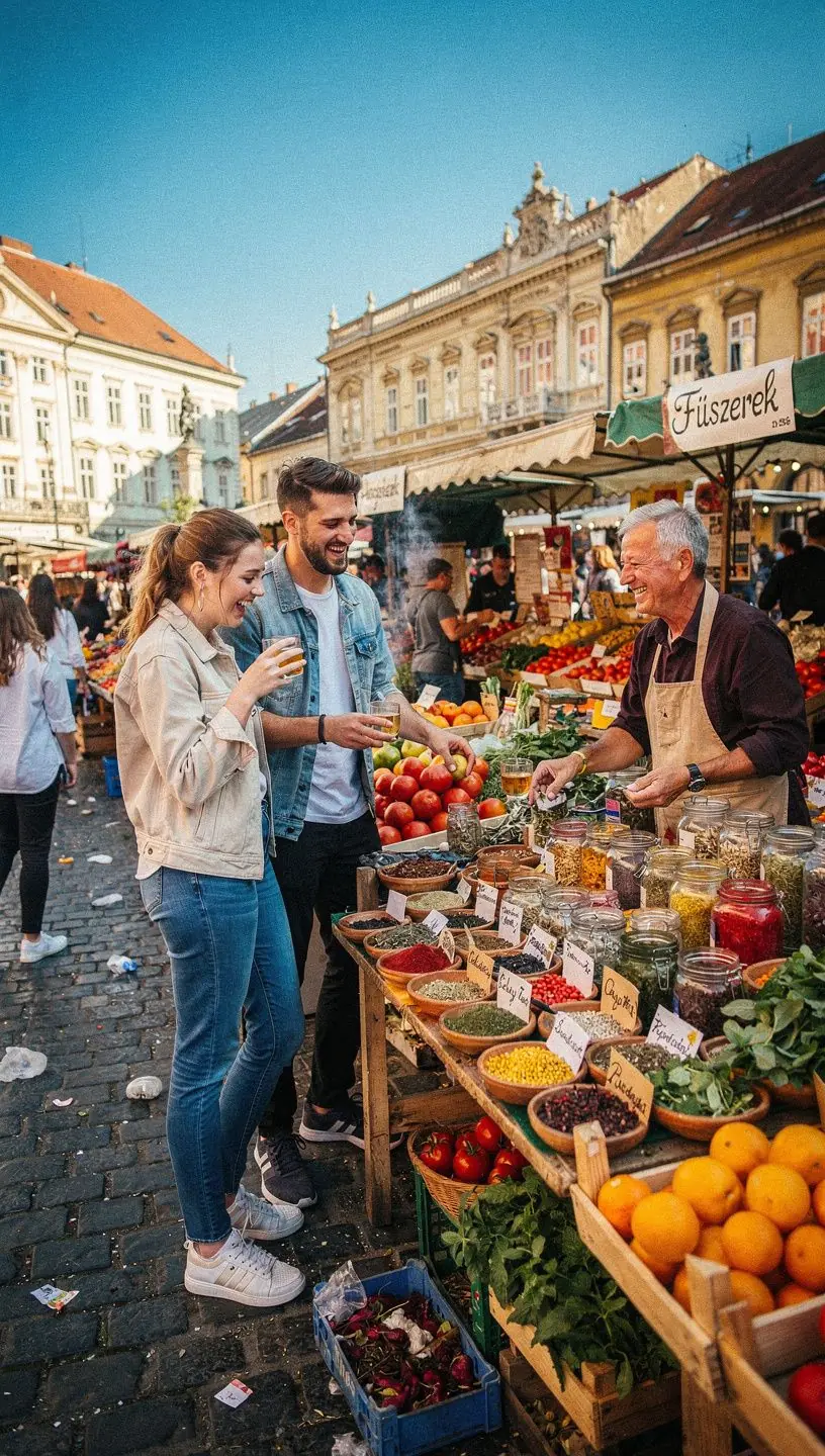 Zöldségek és gyógynövények, egészséges keverékként tálalva.
